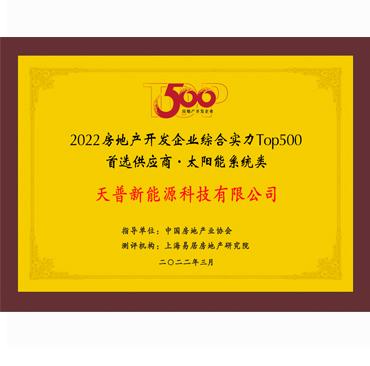 房地产开发企业综合实力Top500