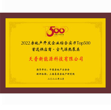 房地产开发企业综合实力Top500